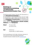 Bild vergrößern: Einladung zur Infoveranstaltung zum Bahnprojekt Neubaustrecke Dresden-Prag